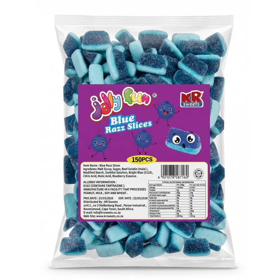 Jelly Fun Blue Razz Slices