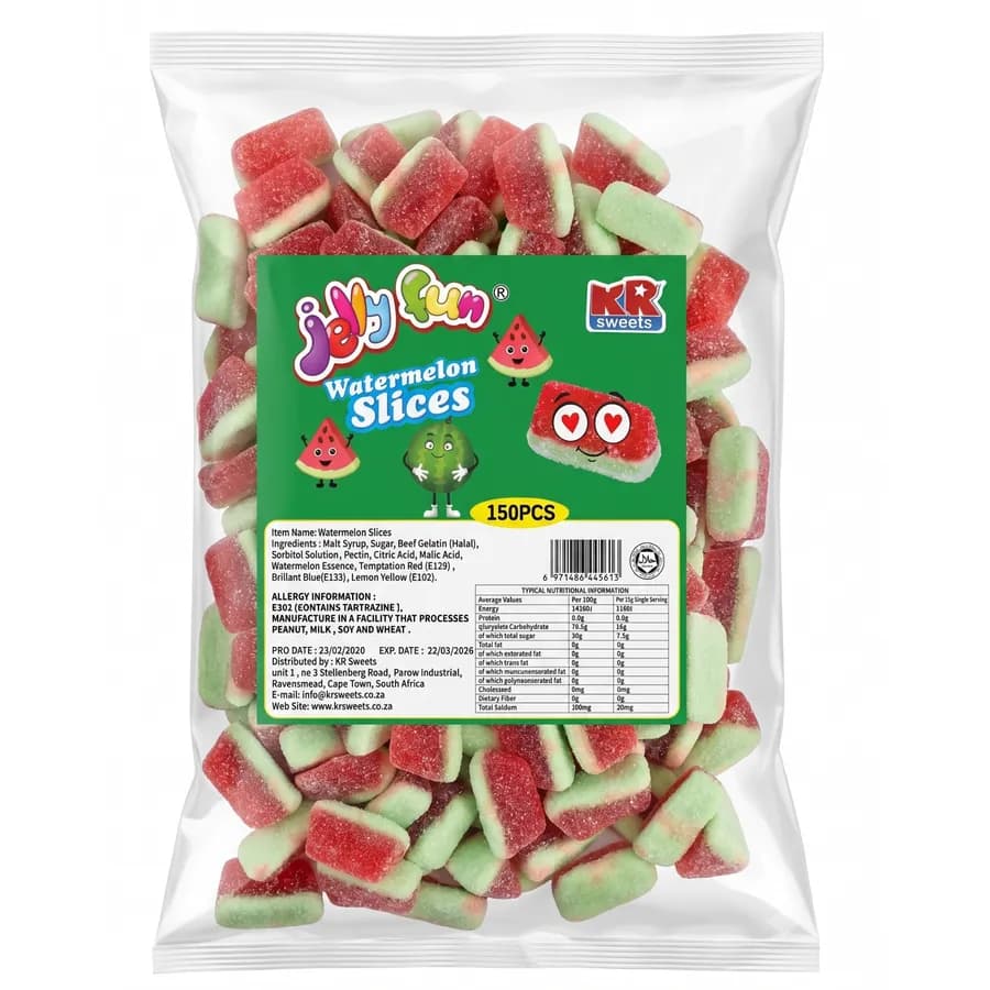 Jelly Fun Watermelon Slices